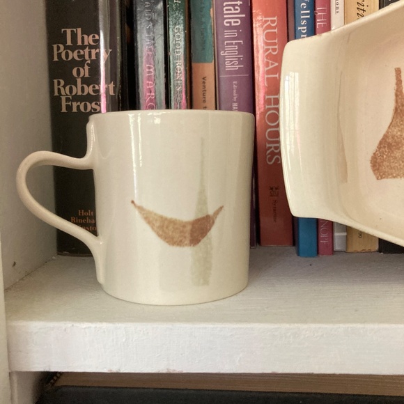 RARE Mid-century modern Redwing serving dish & 2 mugs - Picture 6 of 8